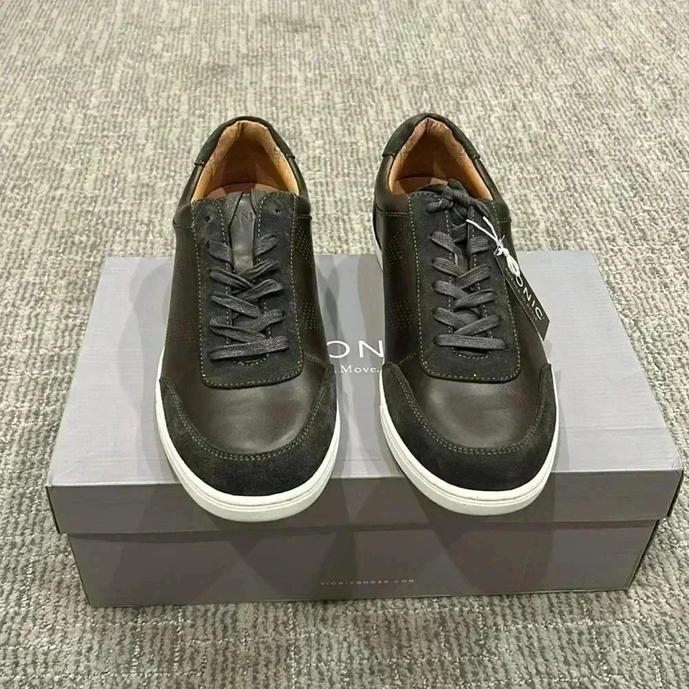Vionic Men's Mott Brok Lace Up Sneaker 9 & 10 - Picture 2 of 8